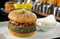 Falafel-Burger Photo: Courtesy of Mina Group