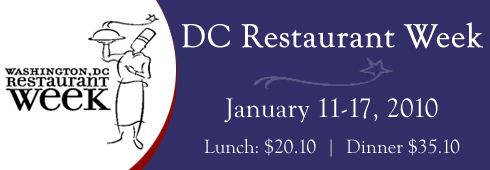 DC Restaurant Week - Participating Restaurants