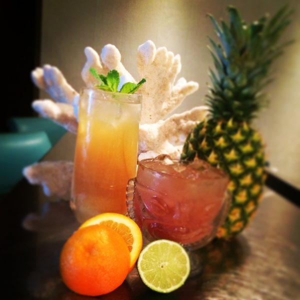 Steak 954 Short Jungle Bird and Tall Zombie Cocktails