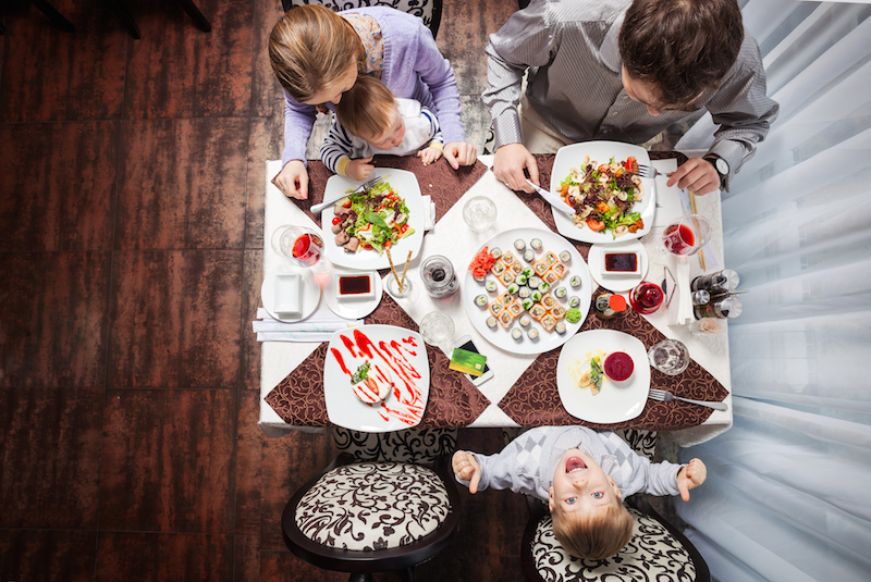 kid's restaurant tantrums