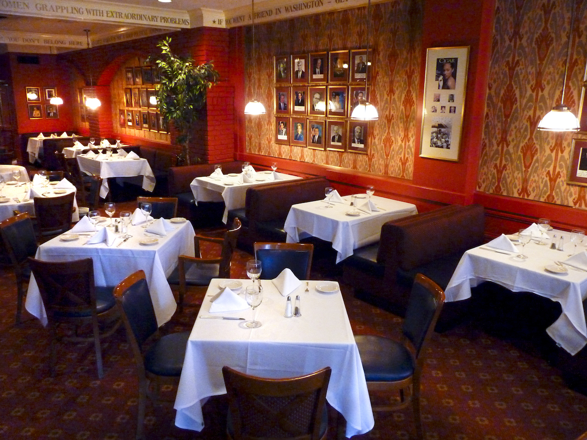 D.C. Power Lunch Restaurants