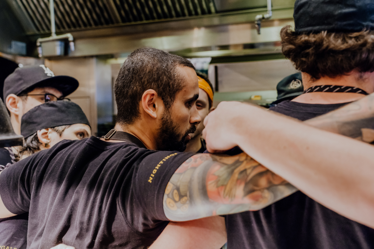 Chefs embracing