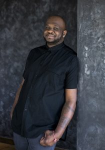 A headshot of Tavel Bristol-Joseph