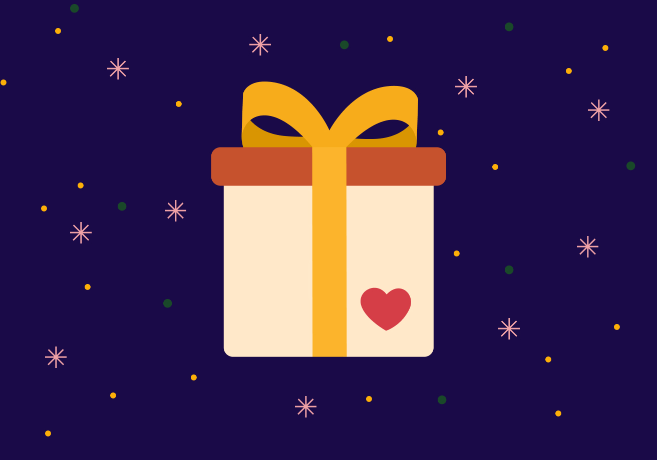 An illustration of a gift box