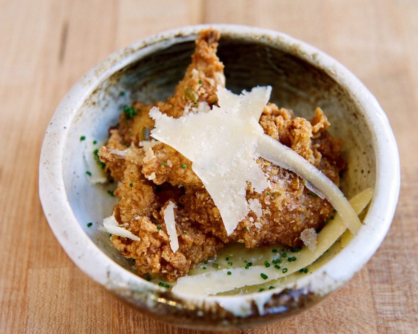 Fried quail dish