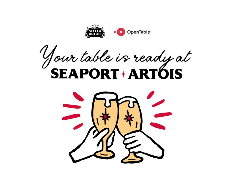 Your Table Is Ready at Seaport Artois