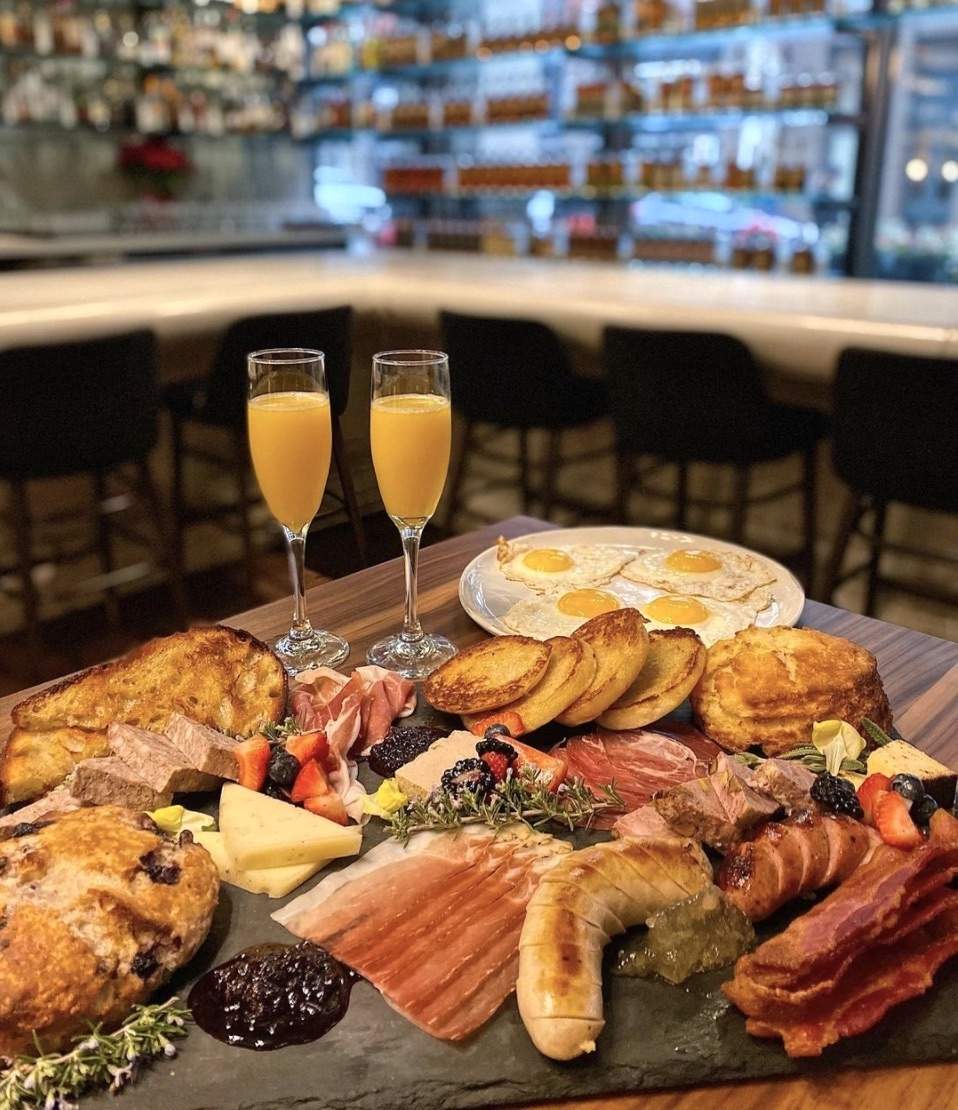 A brunch spread for two at Church and Union - Nashville