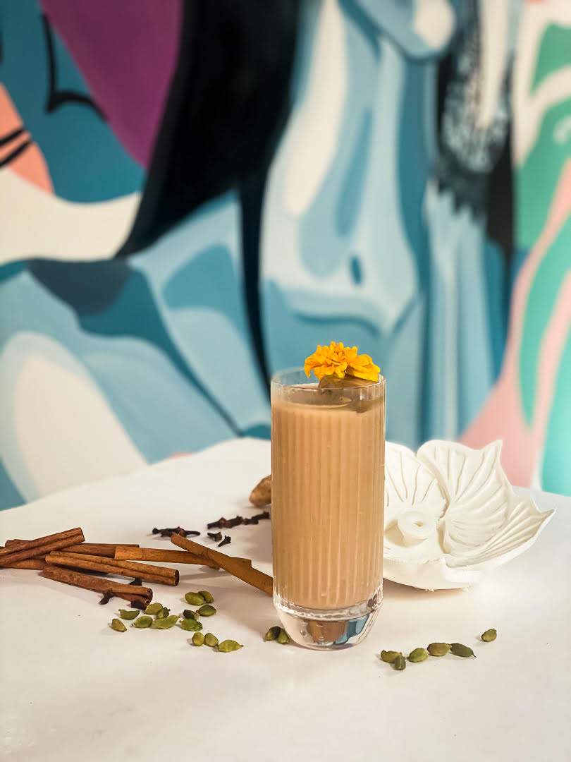 An India-inspired cocktail at Coterie in downtown Charleston.