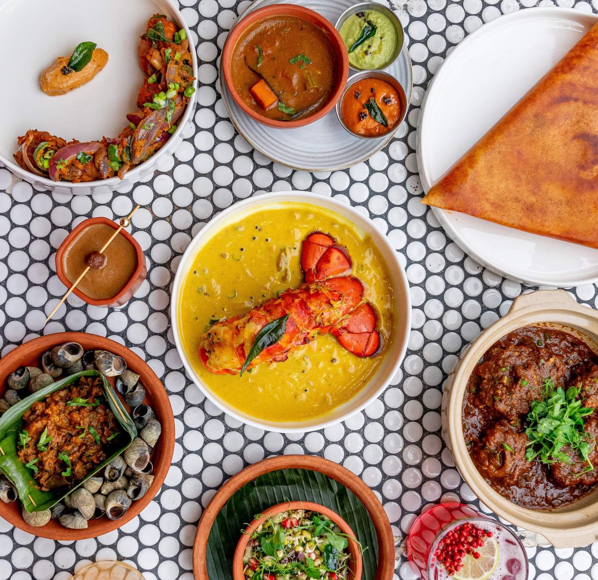 A spread of South Indian dishes at Semma in the West Village