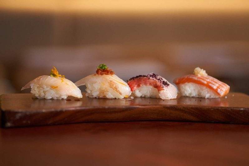 Sushi at Uchi in downtown Dallas