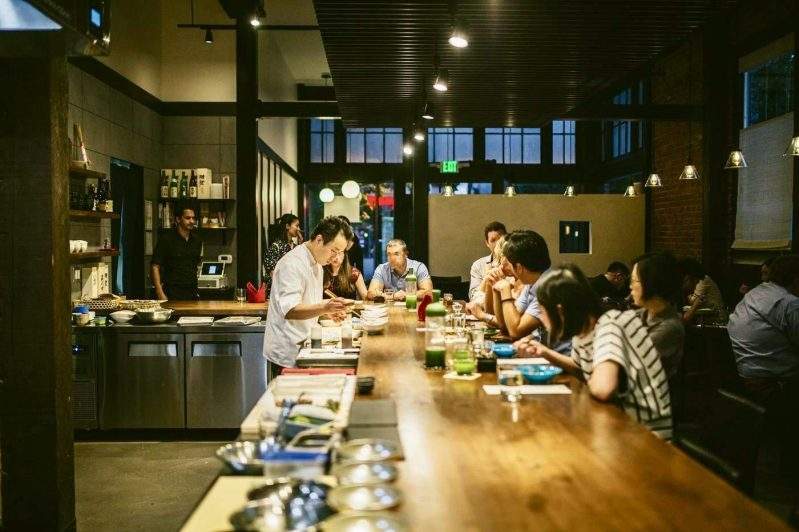 A chef prepares a nine-course kaiseki feast at wa’z in Belltown