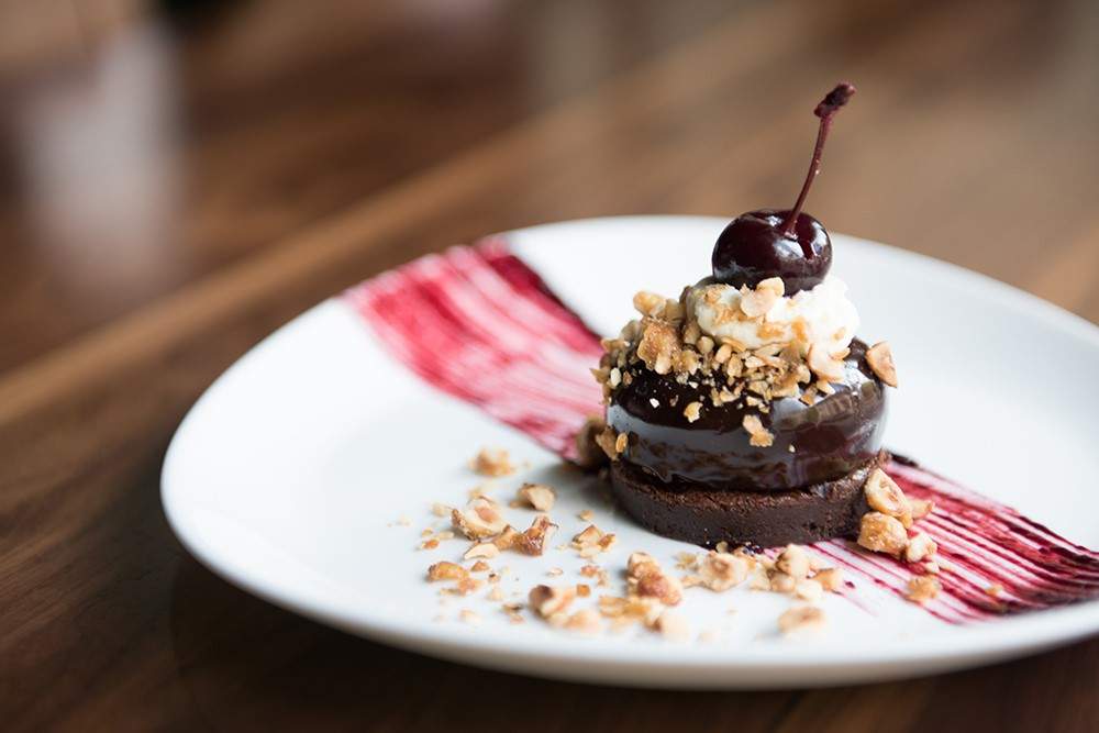 Chocolate hazelnut mousse at Etch in downtown Nashville
