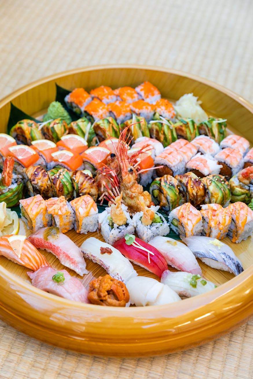 A sushi platter at Nakato in Atlanta