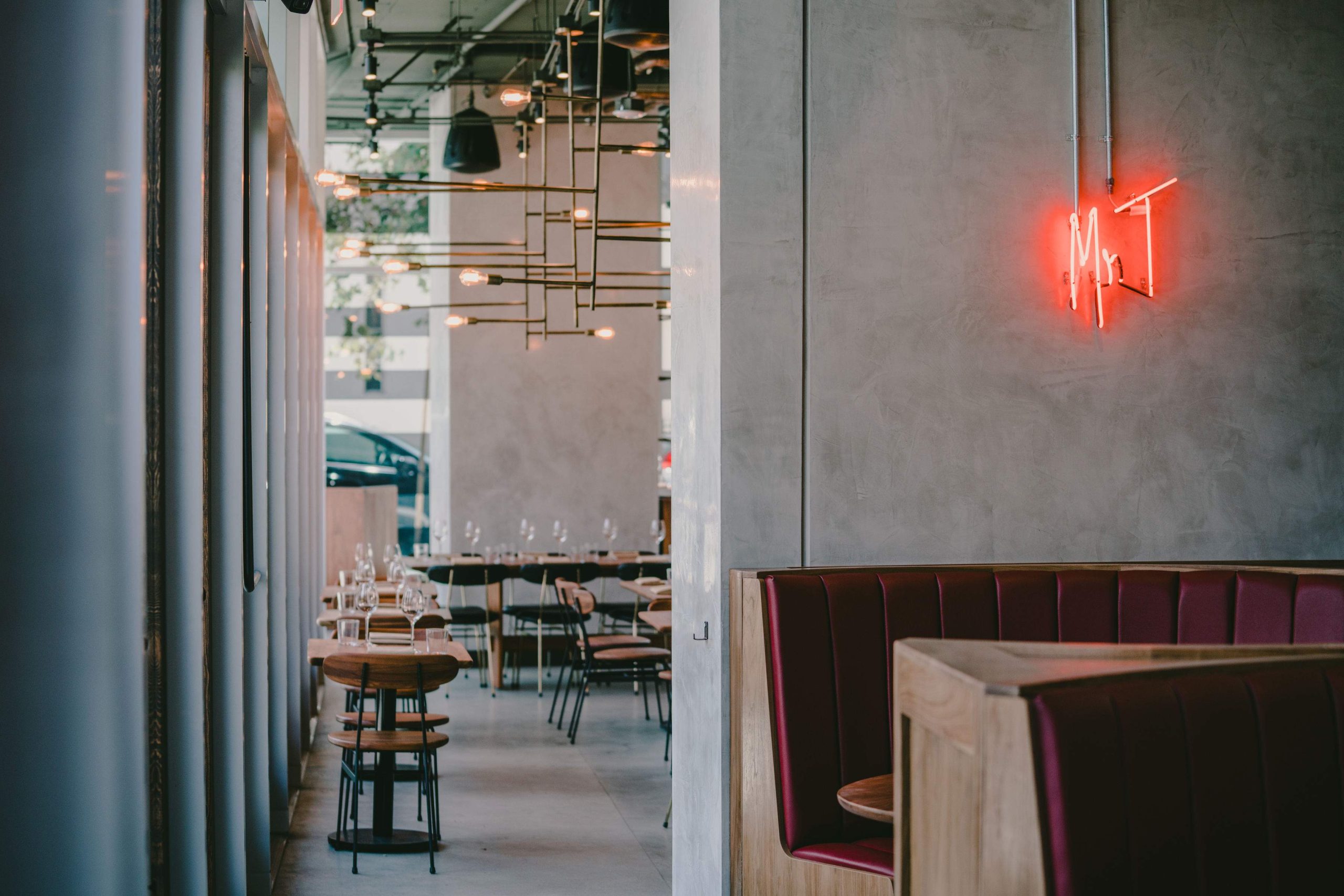 The interiors of Mr. T in Los Angeles