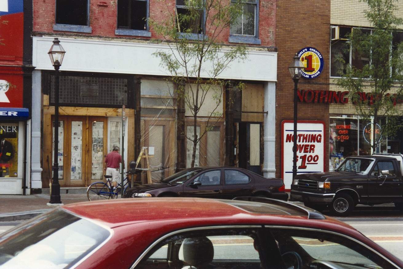 The exterior of Fork restaurant in Philly just before it opened in 1997.