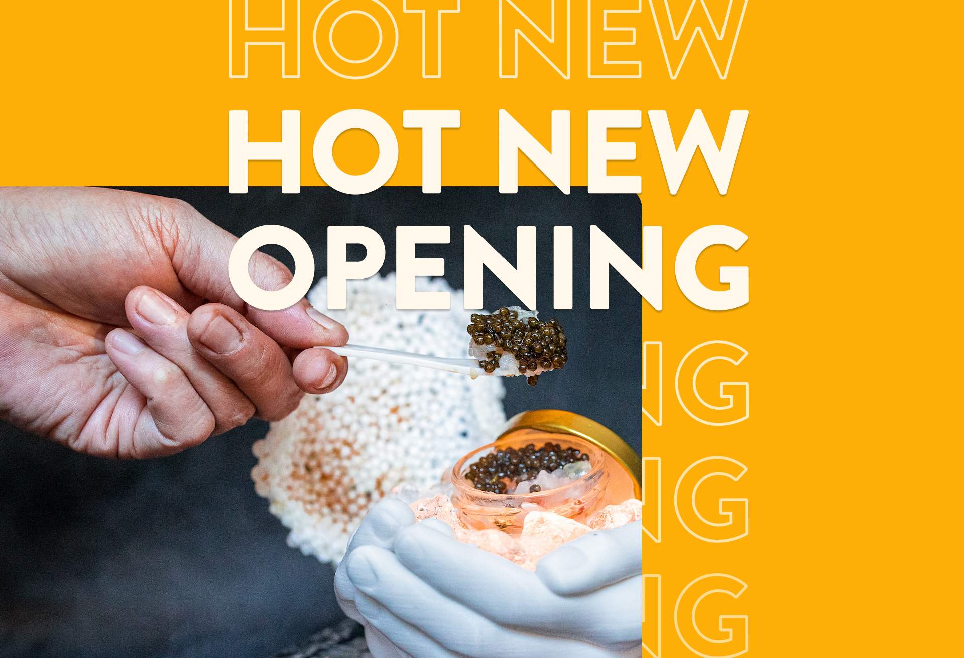 A caviar dish at Filipino omakase restaurant Trust Bae in NYC