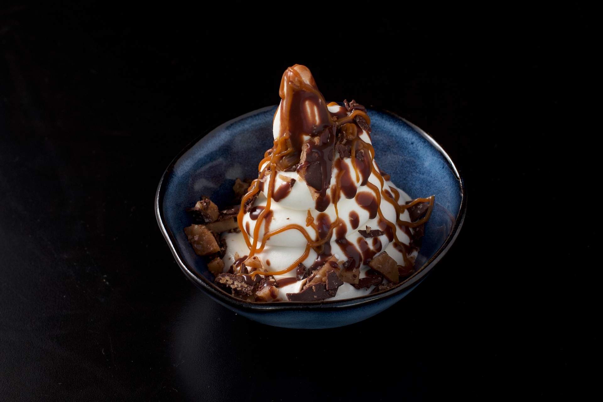 A soft serve ice cream at DC restaurant Nama Ko