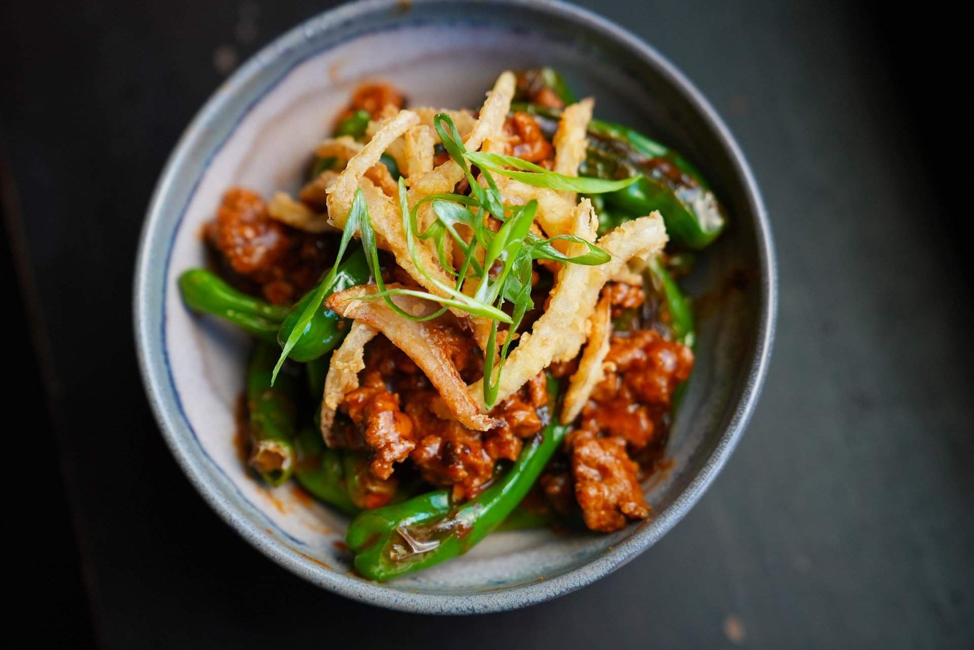 A stir-fry dish at the DC Japanese restaurant Nama Ko