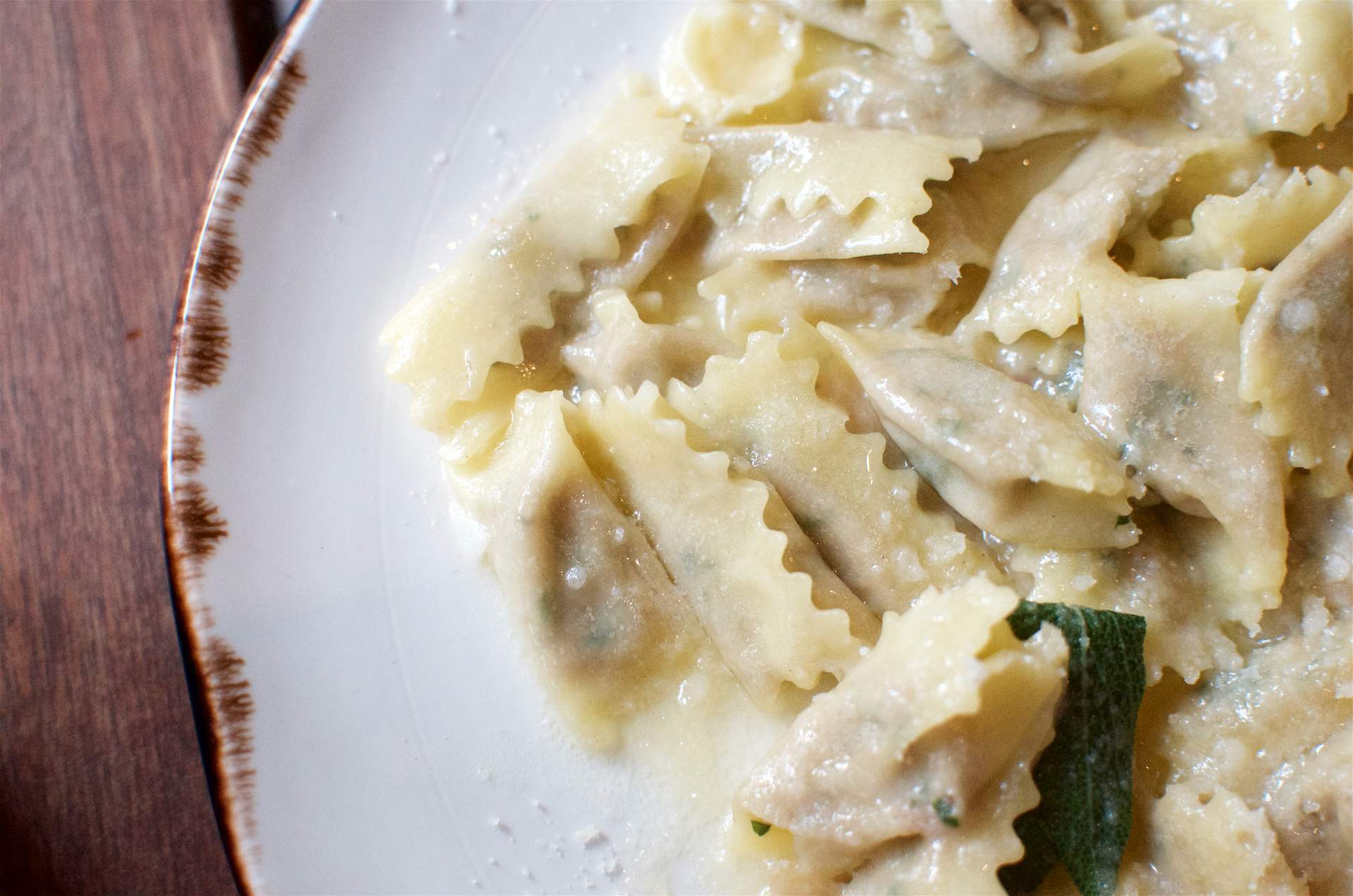 A pasta dish at Seattle restaurant Palace Kitchen