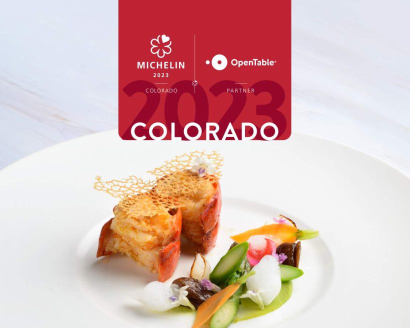 Elegantly plated food that's meant to symbolize a MICHELIN-star restaurant in Colorado.