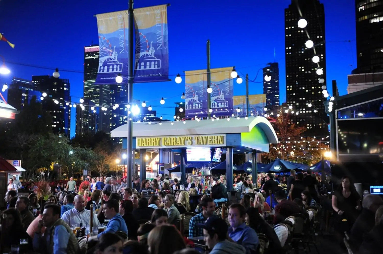 Classic Chicago institution Harry Caray's Tavern at Navy Pier is available to book on OpenTable.