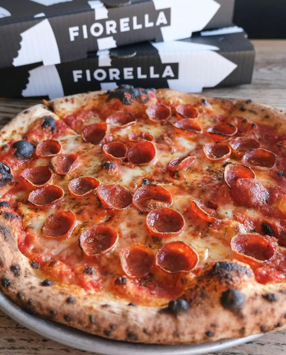 A picture-perfect pizza at Fiorella Sunset, an OpenTable spot for the best San Francisco outdoor dining.