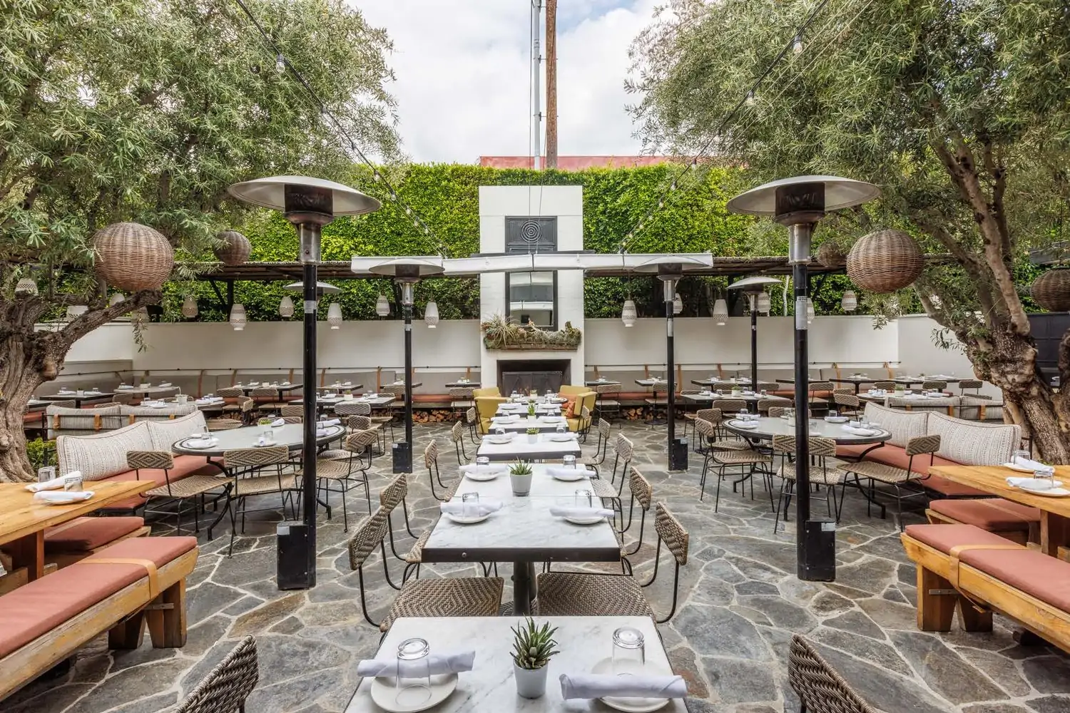 Gracias Madre’s large flagstone-tiled patio is one of the best outdoor dining spots in Los Angeles. Book on OpenTable.