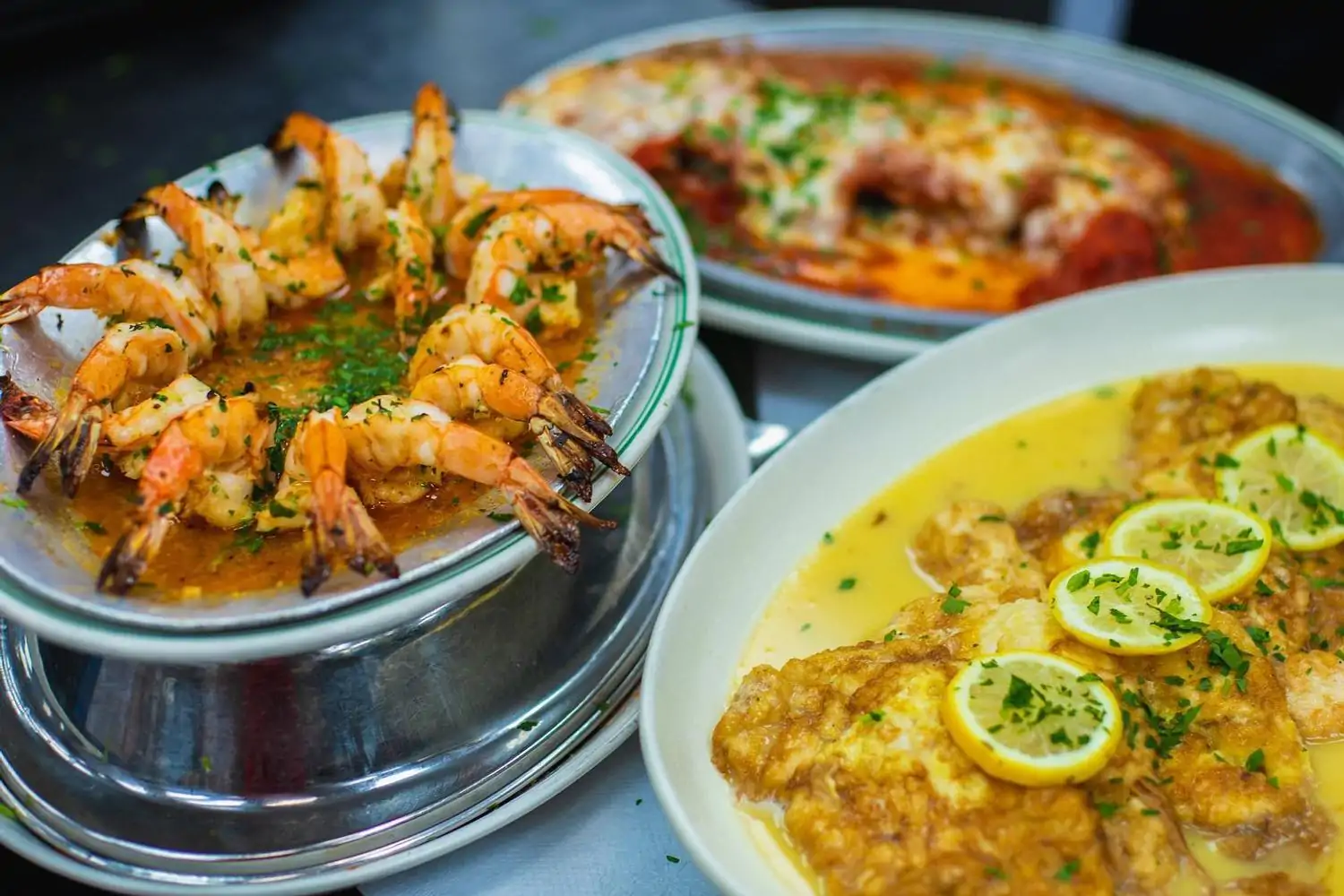 Large portions of seafood and lasagna are served at Tony’s Di Napoli in NYC, one of the best Italian restaurants in New York City. Book on OpenTable.