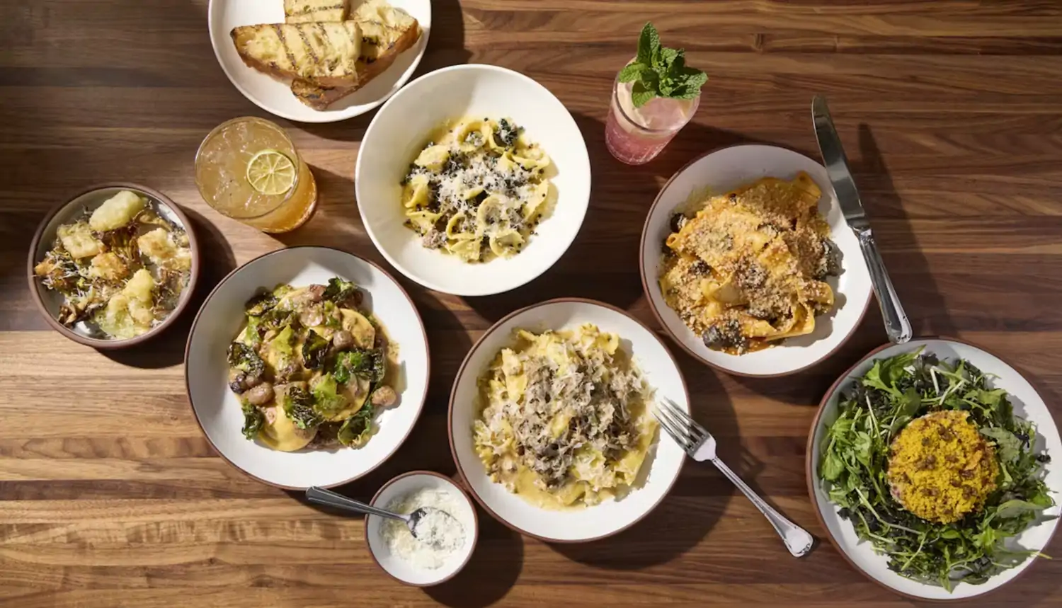 The made-in-house pastas at beloved Daisies, a Chicago OpenTable restaurant.