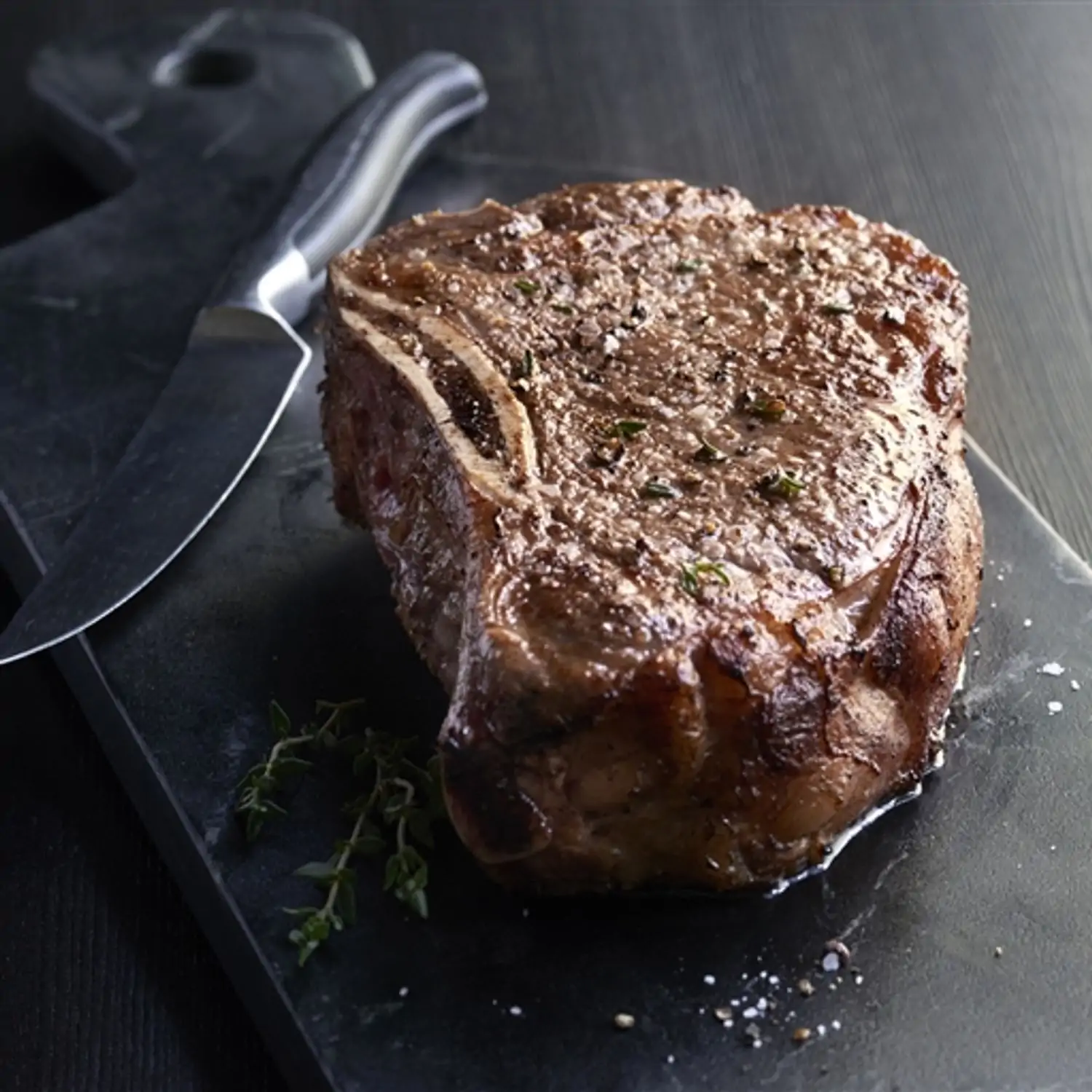 A plate featuring a premium juicy cut of steak at Vic and Anthony’s Steakhouse - Las Vegas, found on OpenTable.