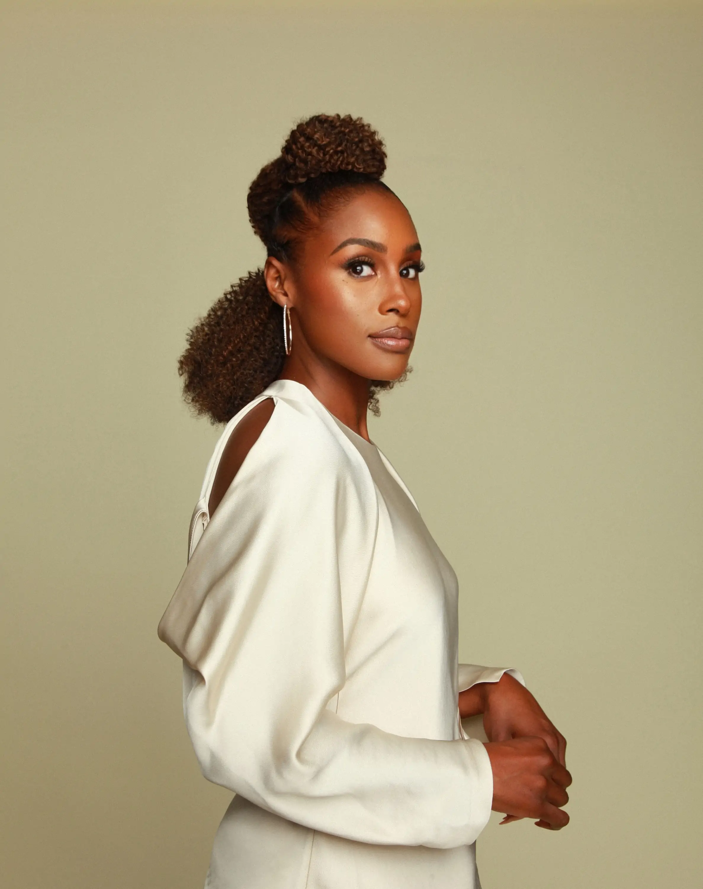 A headshot of the actress Issa Rae