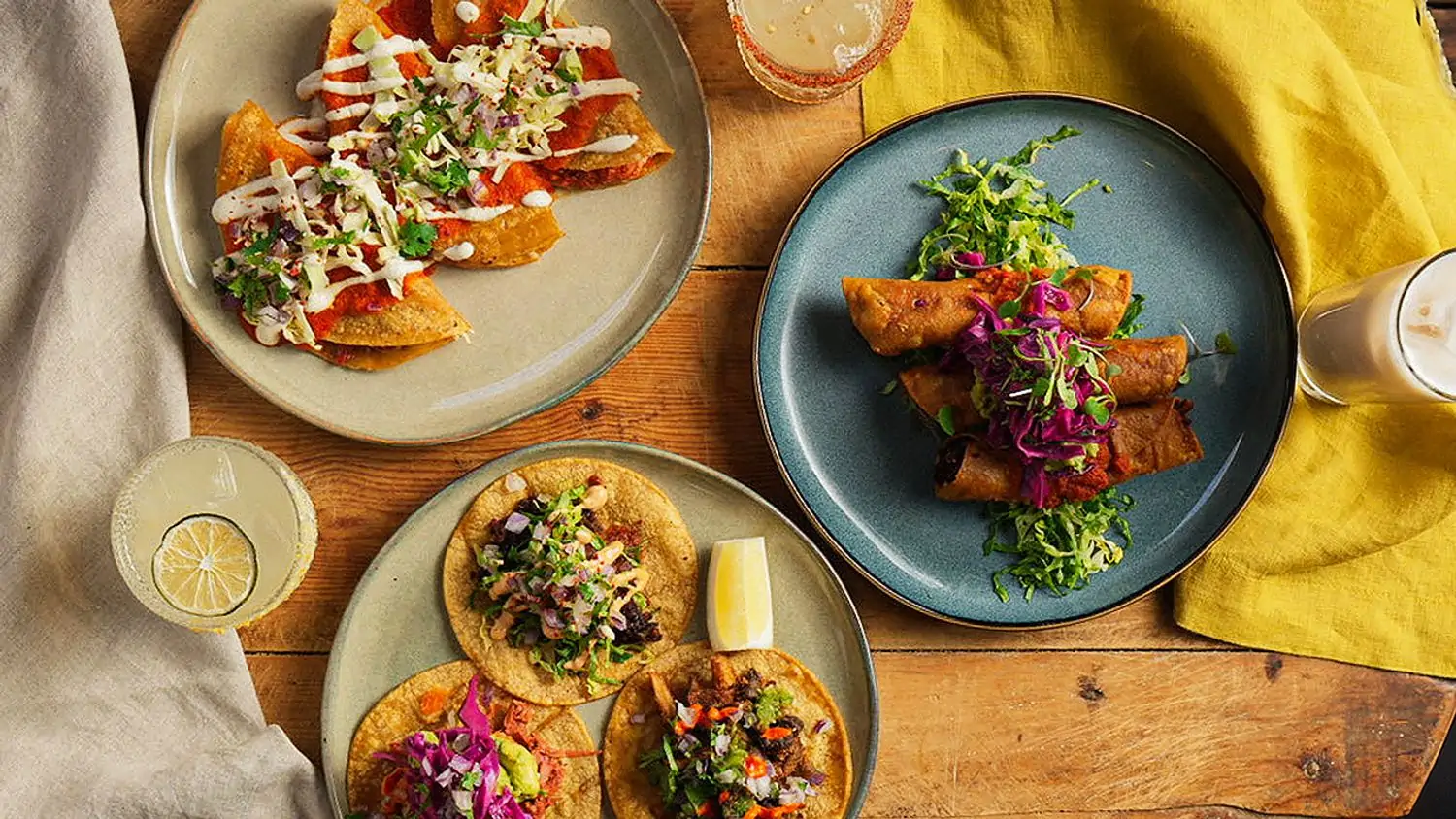 Plant-based Mexican dishes at Gracias Madre, one of the best restaurants in West Hollywood. Book on OpenTable.