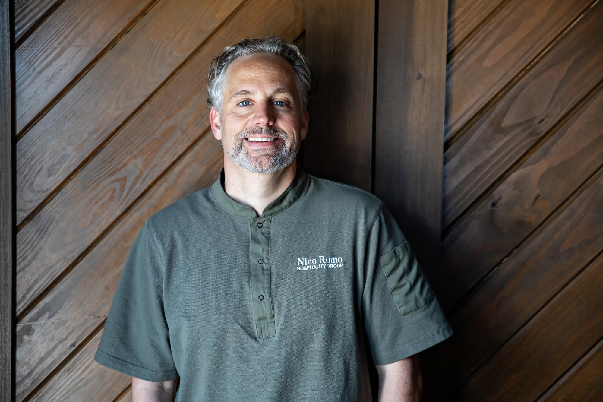 A headshot of the Charleston chef Nico Romo