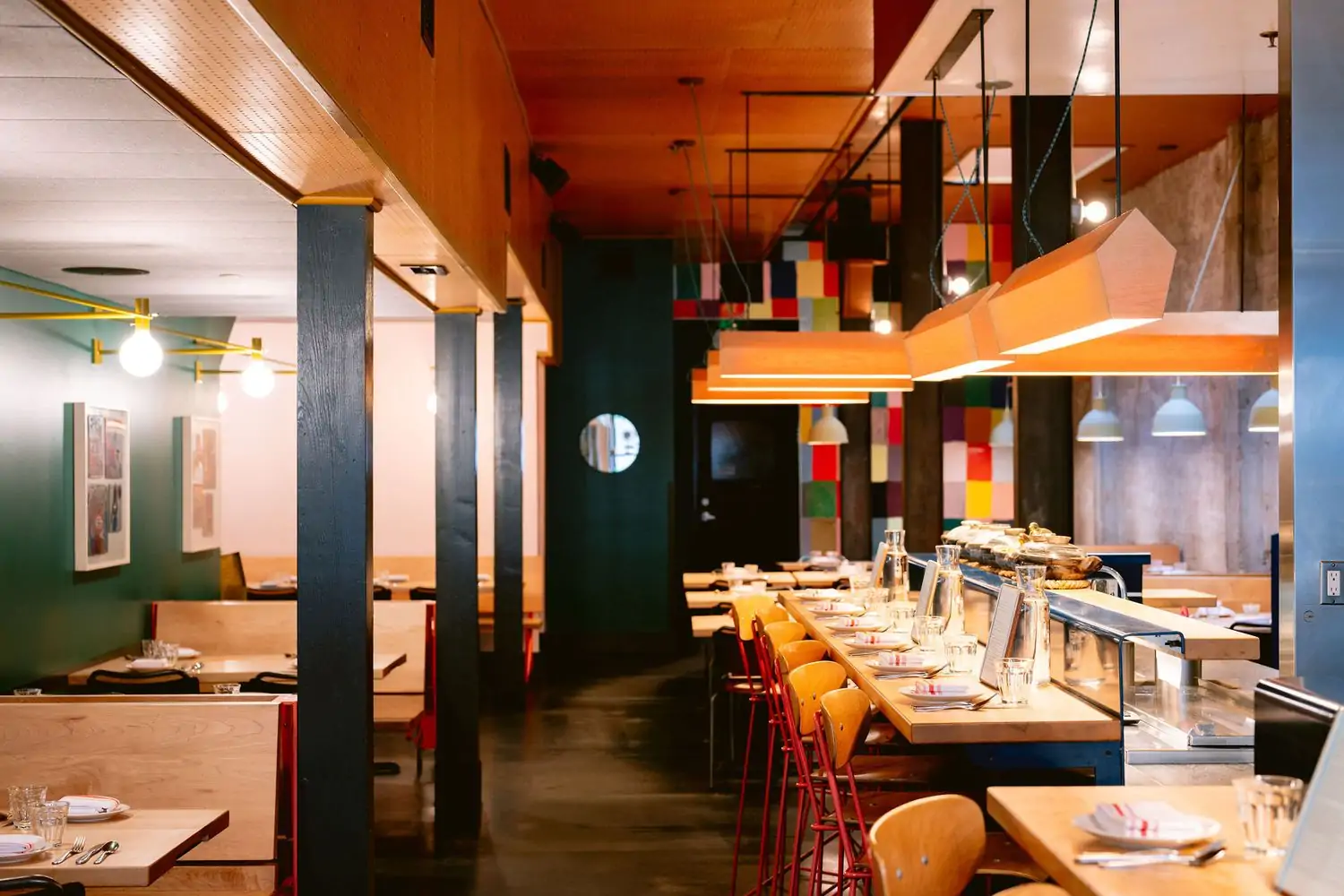 The dining room of San Francisco restaurant State Bird Provisions