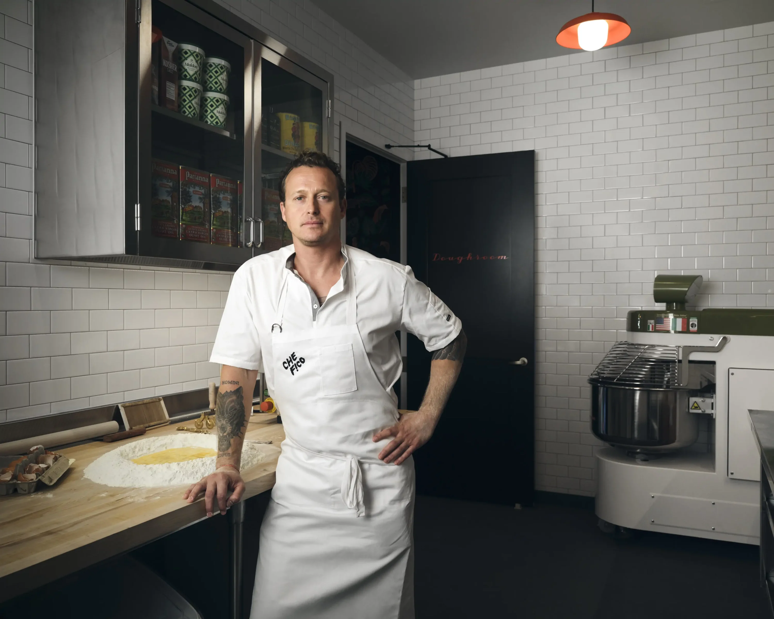 A headshot of the San Francisco chef David Nayfeld