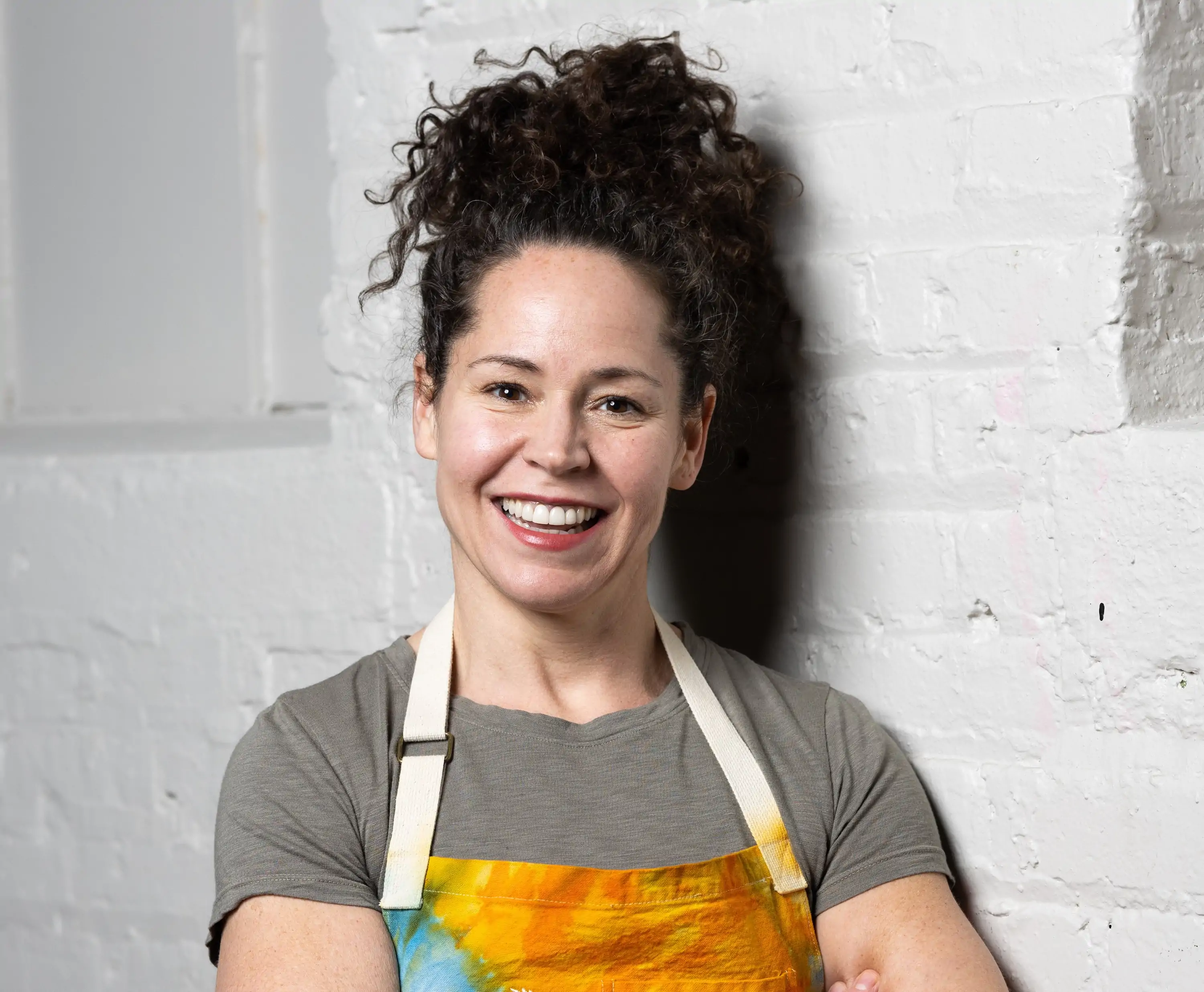 A headshot of the Chicago chef Stephanie Izard