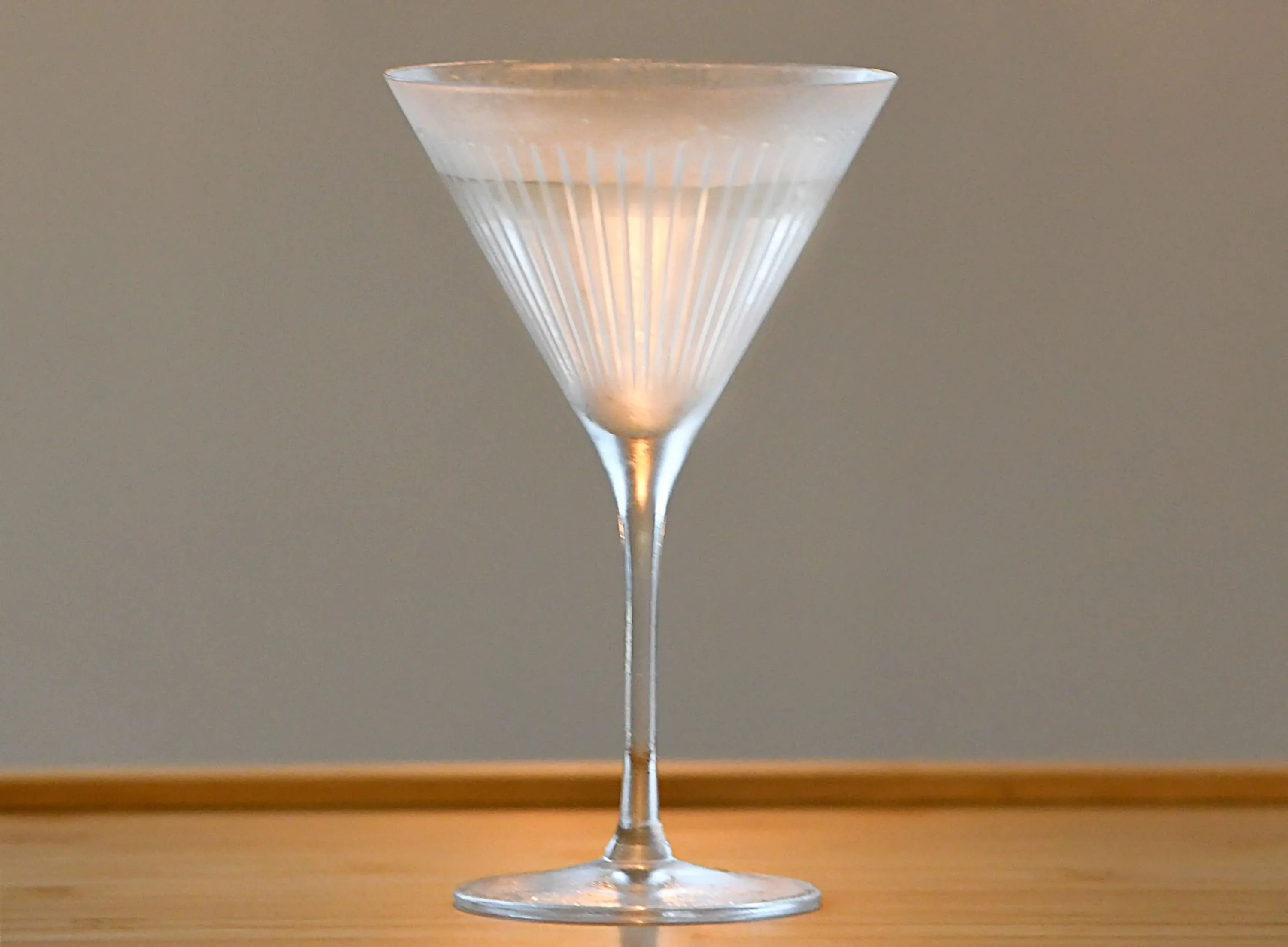 A pear-infused martini at New Orleans restaurant The Kingsway