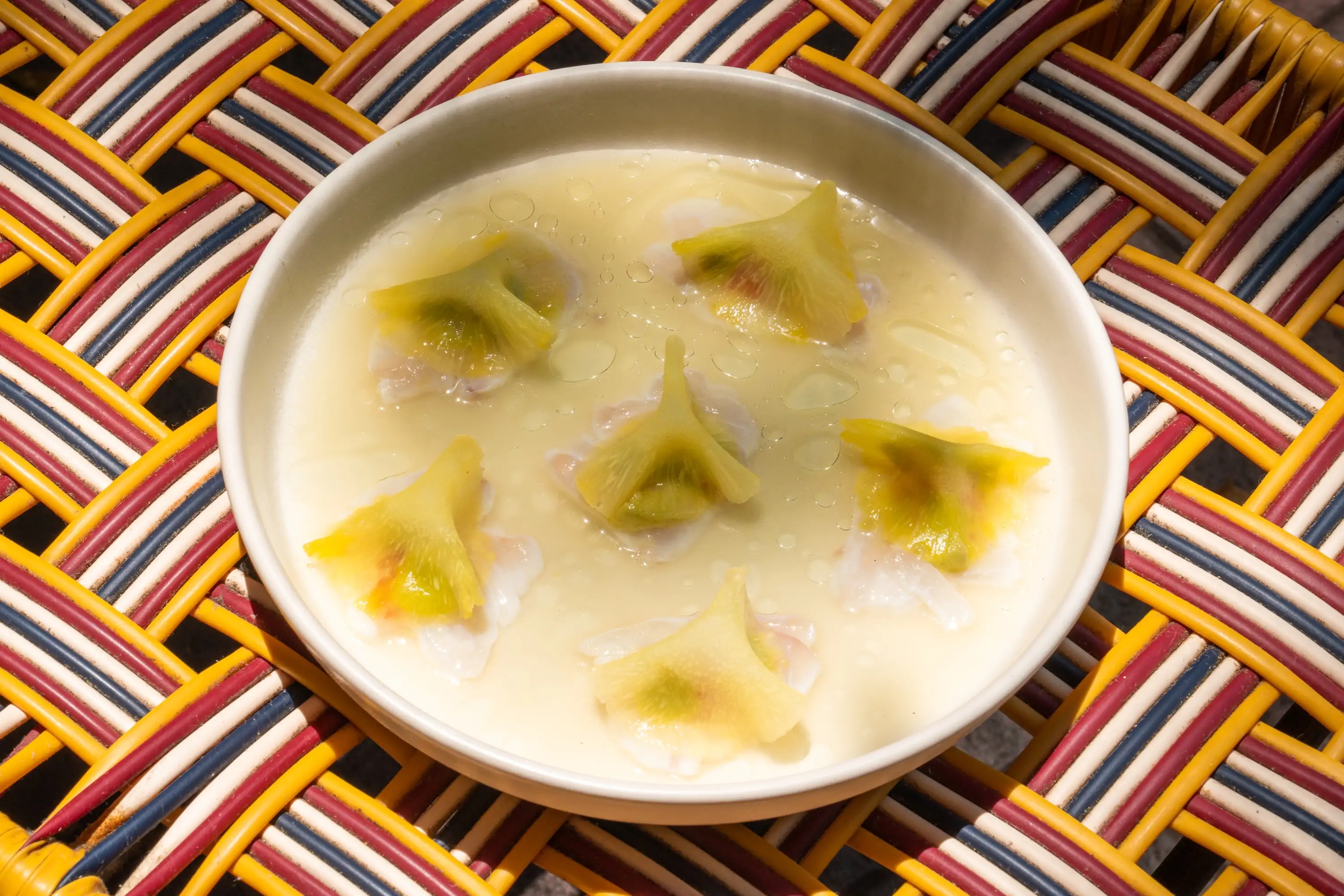 Corn dumpling at Miami restaurant Los Félix