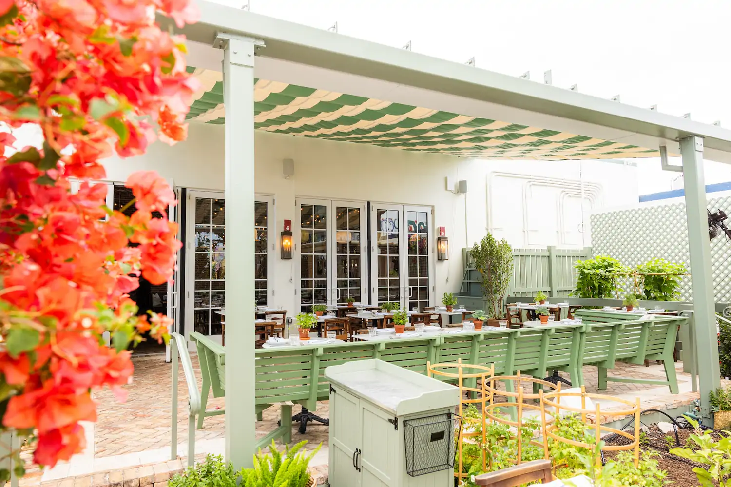 The outdoor patio and rooftop garden at Rosemary’s is a top private dining experience in Miami. Reserve on OpenTable.