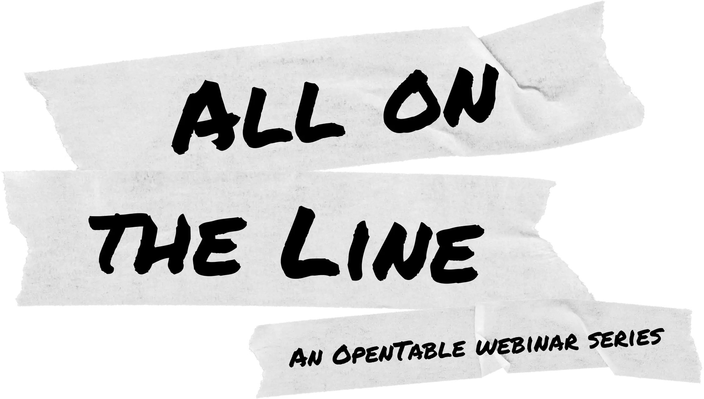 ALL ON THE LINE - An OpenTable Webinar Series. Promotional banner with chef cooking and flames in background, representing restaurant industry resilience.